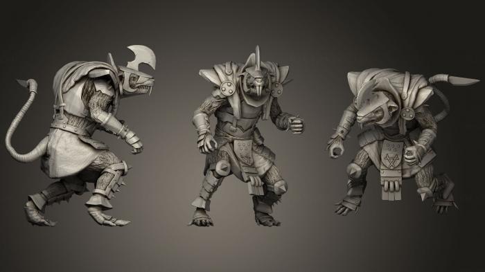 Figurines heroes, monsters and demons - STKM_0705 - 3D model for